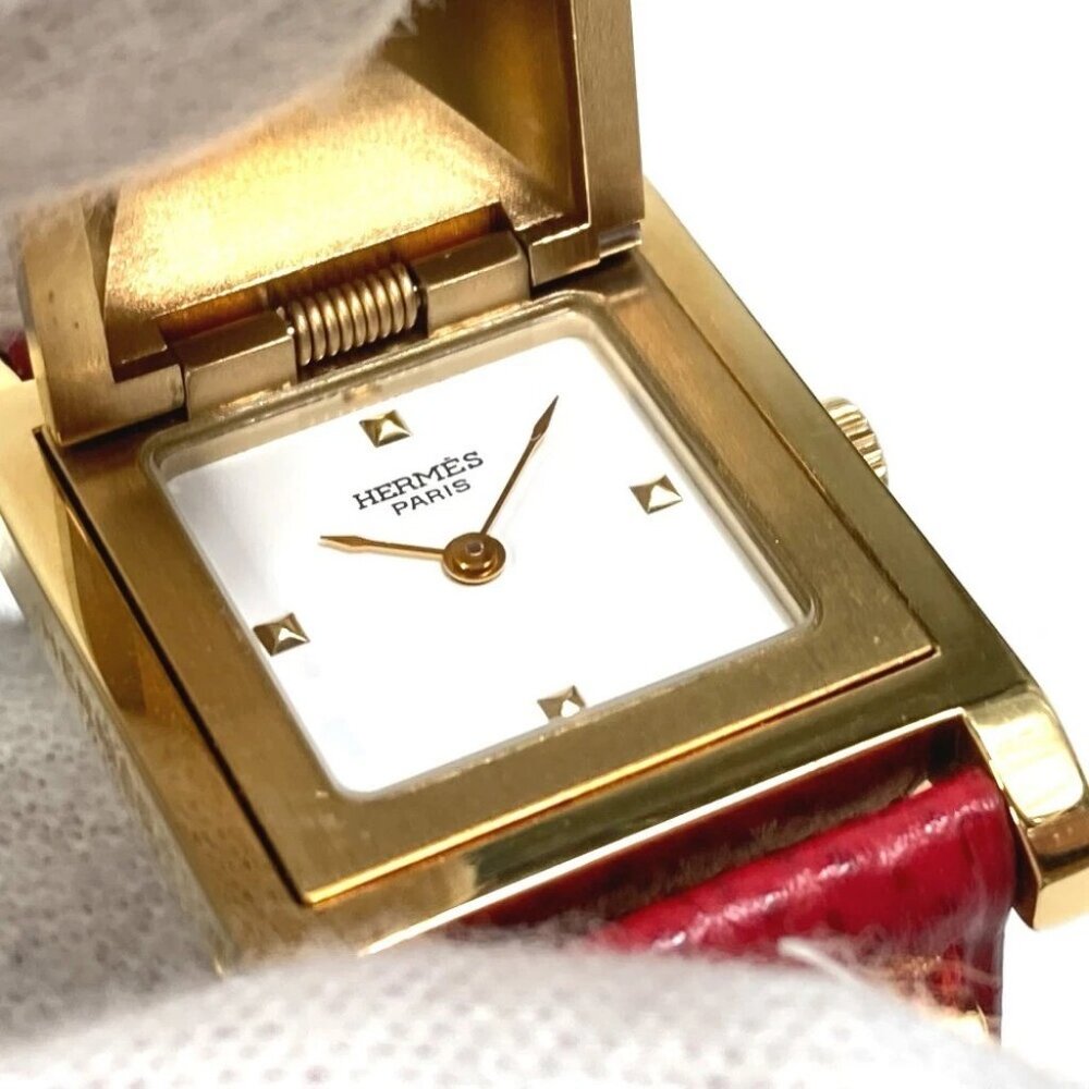 HERMES Medor Quartz Bracelet Watch Wristwatch - Picture 3 of 16